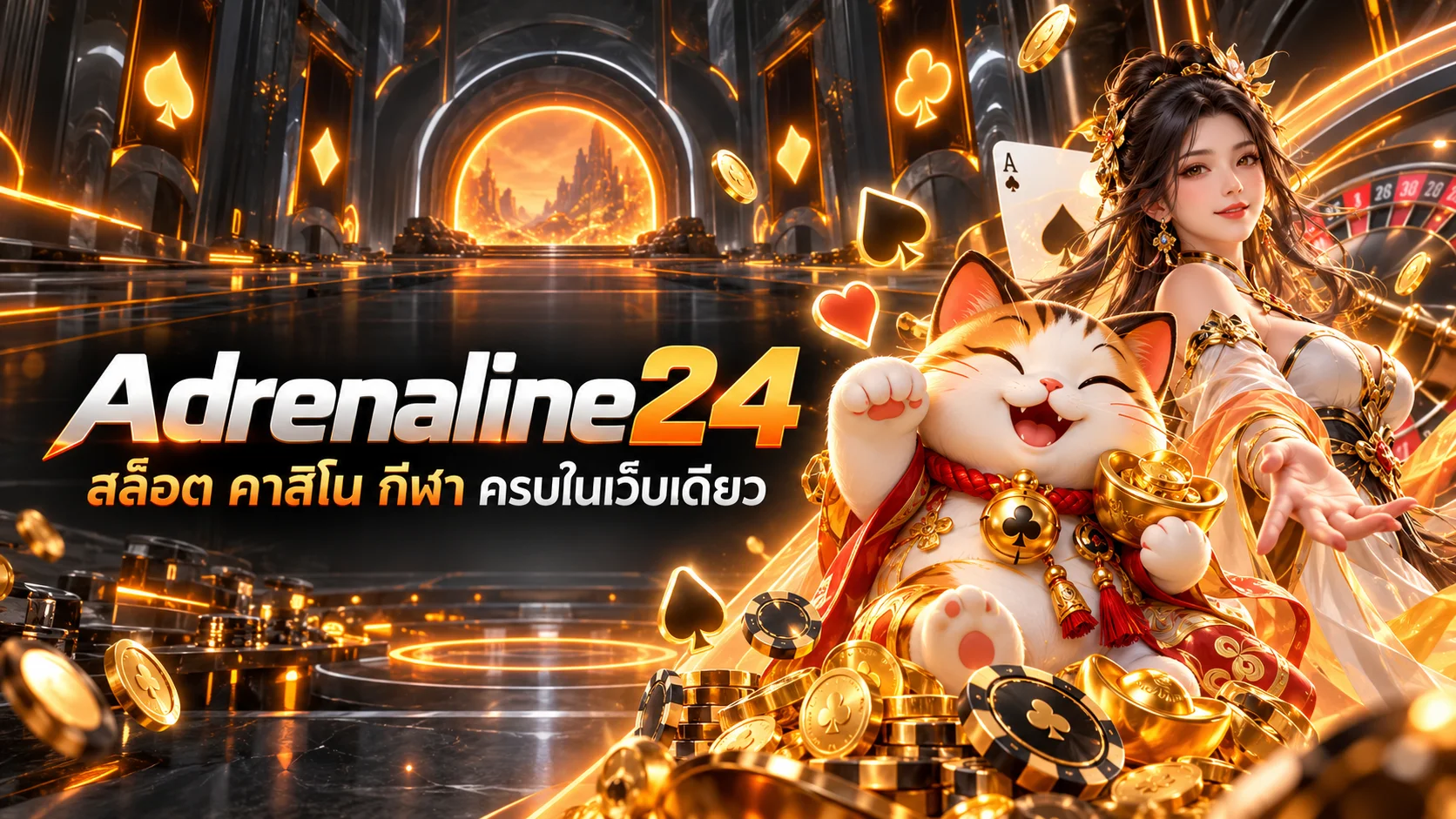 Adrenaline24 ทางเข้าเว็บตรง สล็อต คาสิโน กีฬา